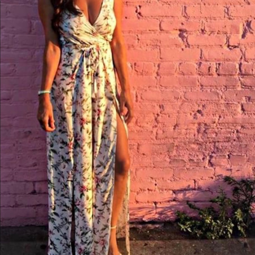 One piece pant jumpsuit
